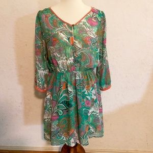 Anthropologie Lightweight floral dress